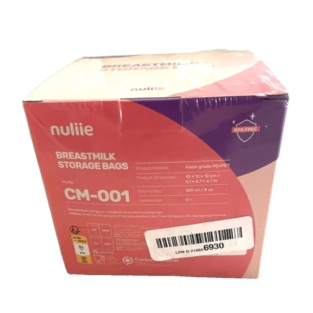 Breastmilk Storage Bags, No-Leak, 120 Count Pack of 1 NEW‎ 120 Pcs Temp-Sensing